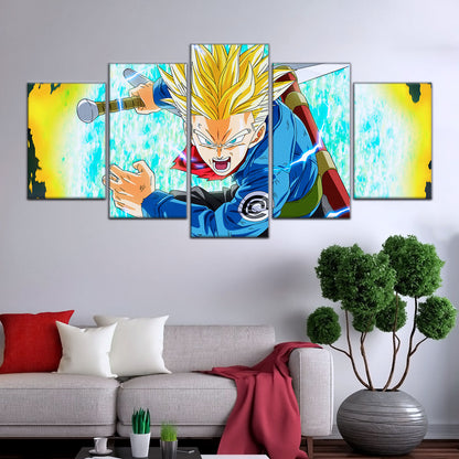 Dragon Ball Super Canvas Wall Art - DR5106 - Future Trunks Super Saiyan