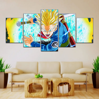 Dragon Ball Super Canvas Wall Art - DR5106 - Future Trunks Super Saiyan