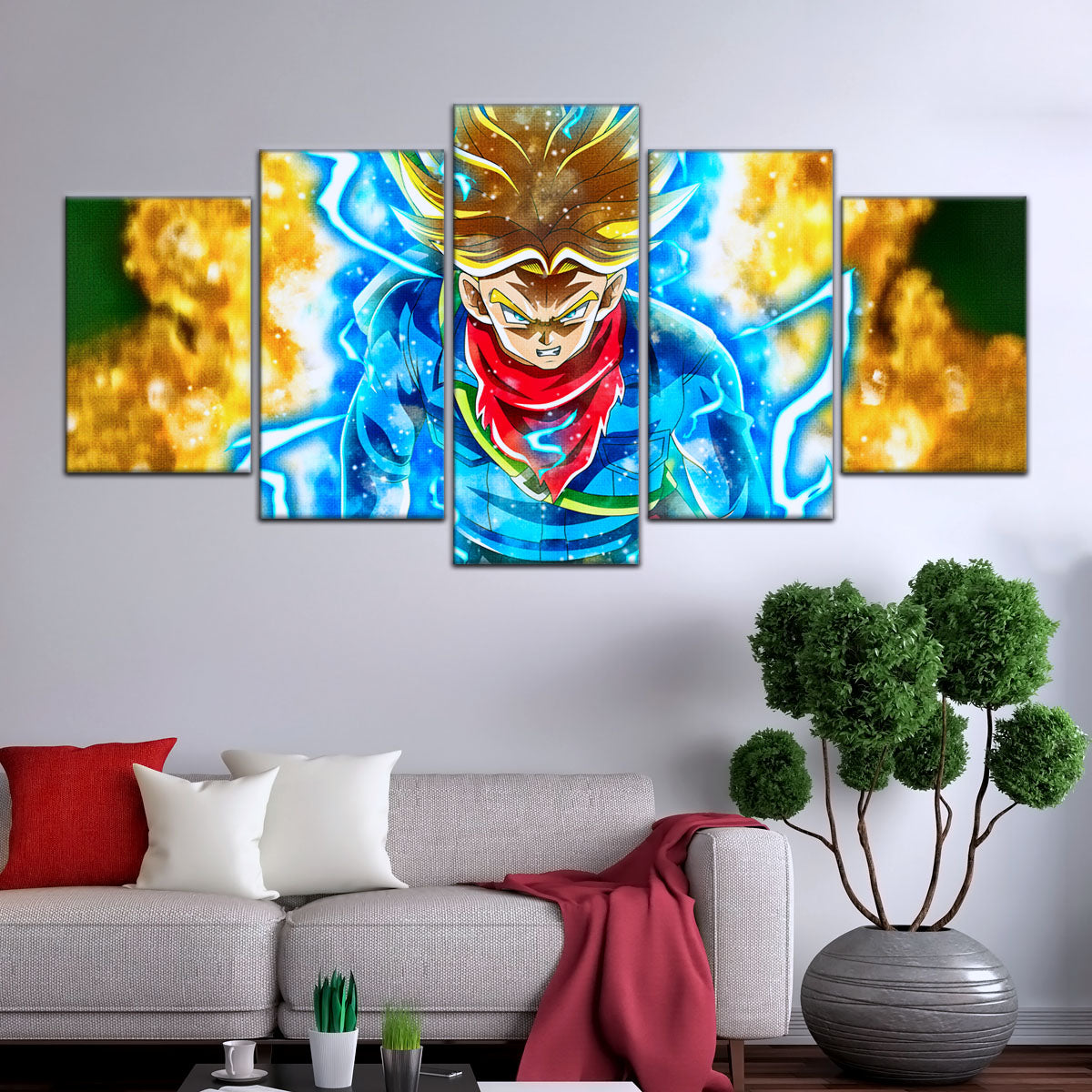 Dragon Ball Super Canvas Wall Art - DR5107 - Future Trunks Super Saiyan