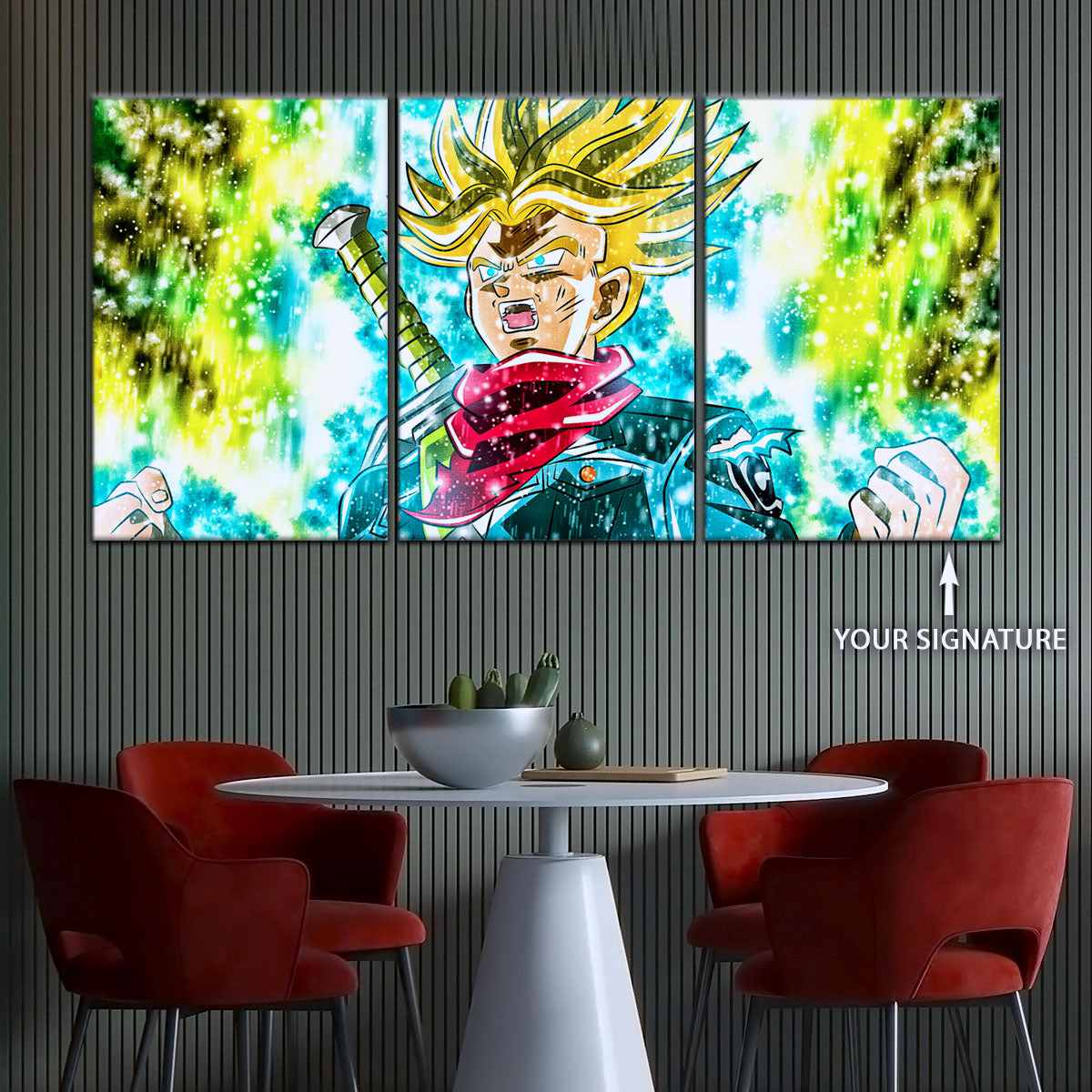 Dragon Ball Super Canvas Wall Art - DR5110 - Future Trunks Super Saiyan