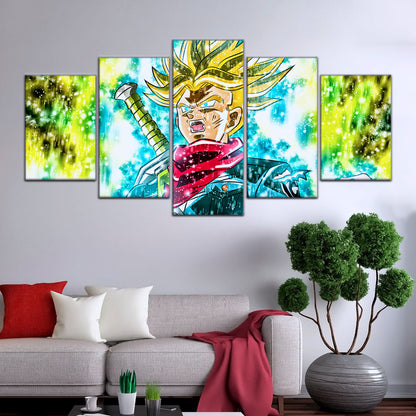 Dragon Ball Super Canvas Wall Art - DR5110 - Future Trunks Super Saiyan