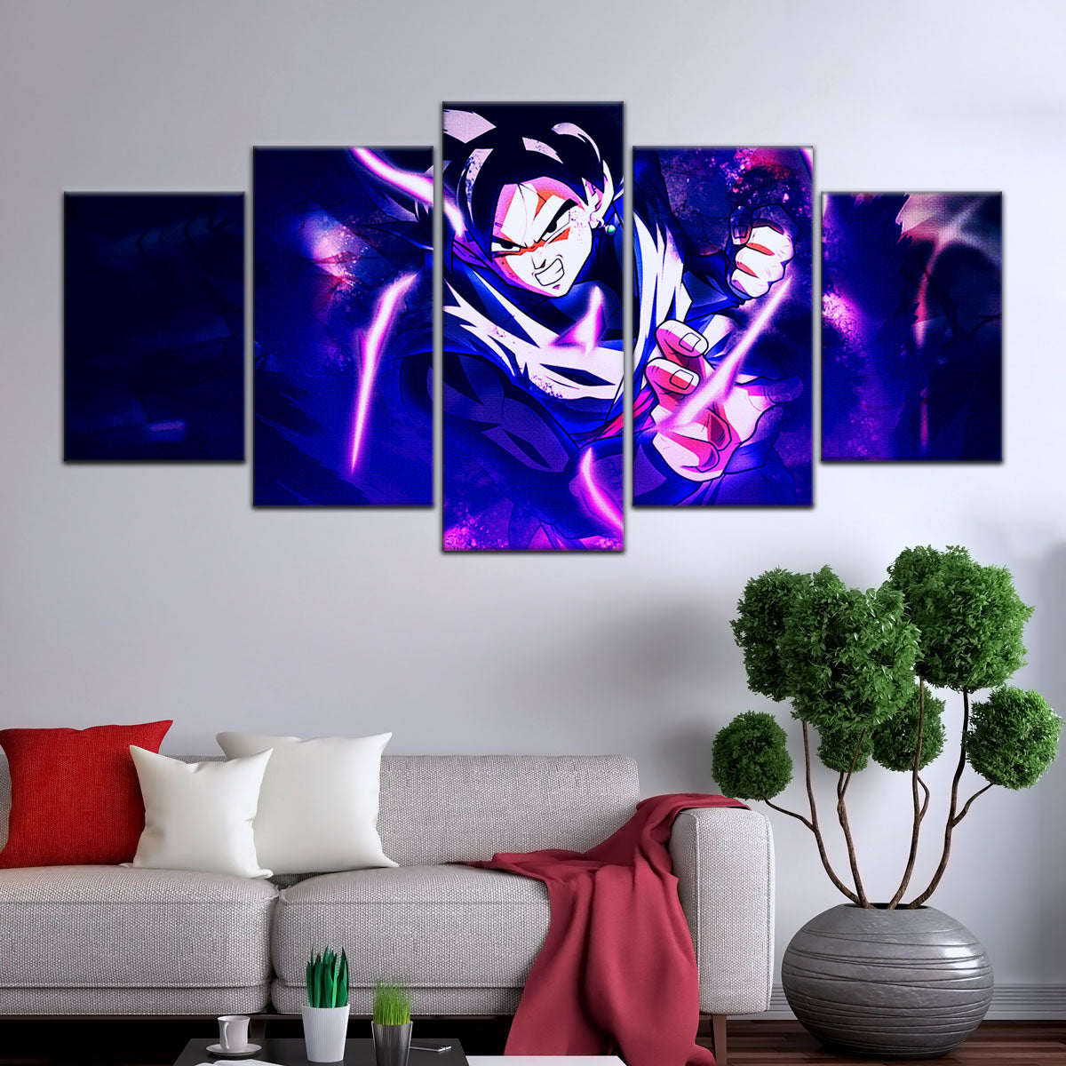 Dragon Ball Super Canvas Wall Art - DR5003 - Super Saiyan Goku Black