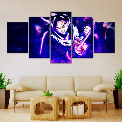 Dragon Ball Super Canvas Wall Art - DR5003 - Super Saiyan Goku Black