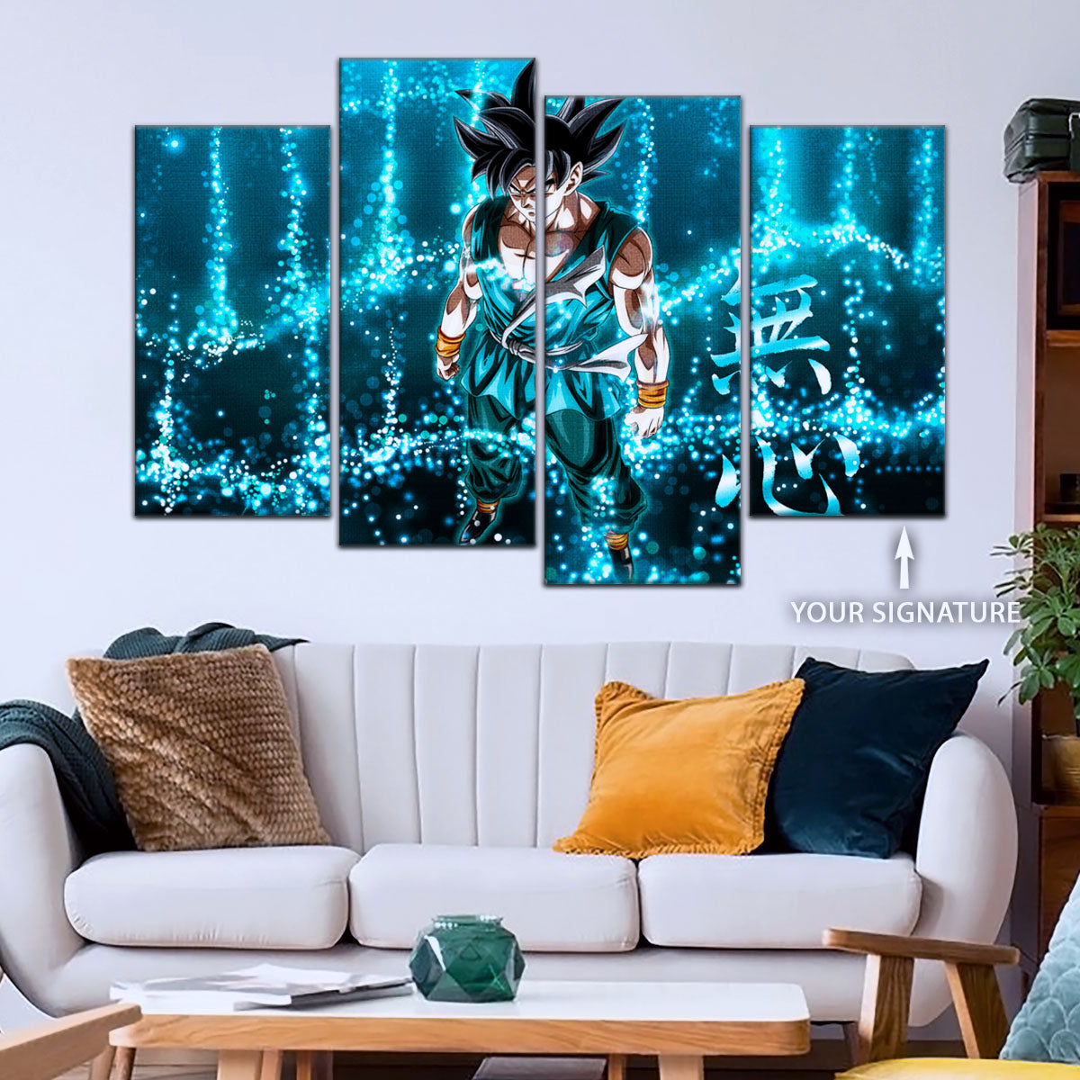 Dragon Ball Super Canvas Wall Art - DR5034 - Ultra Instinct Goku