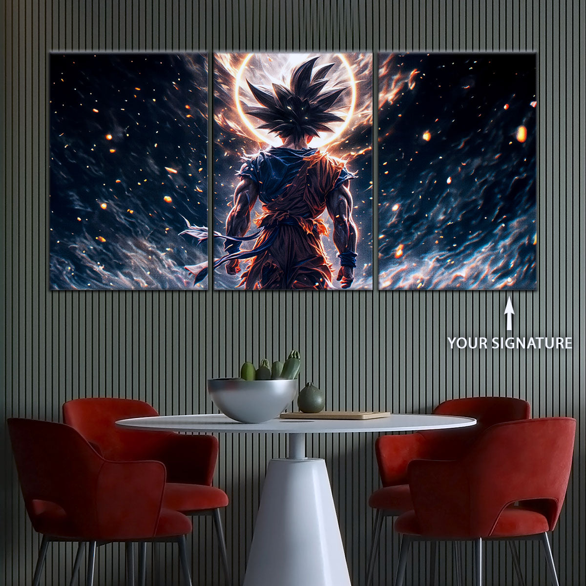 Dragon Ball Super Canvas Wall Art - DR5074 - Ultra Instinct Goku
