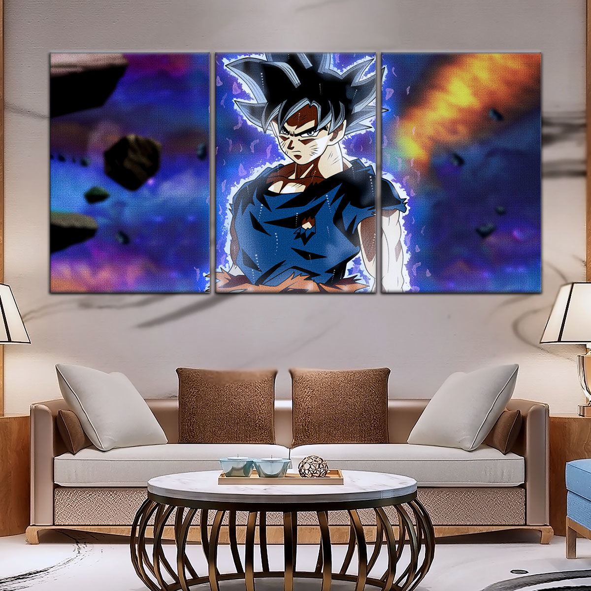 Dragon Ball Super Canvas Wall Art - DR5075 - Ultra Instinct Goku