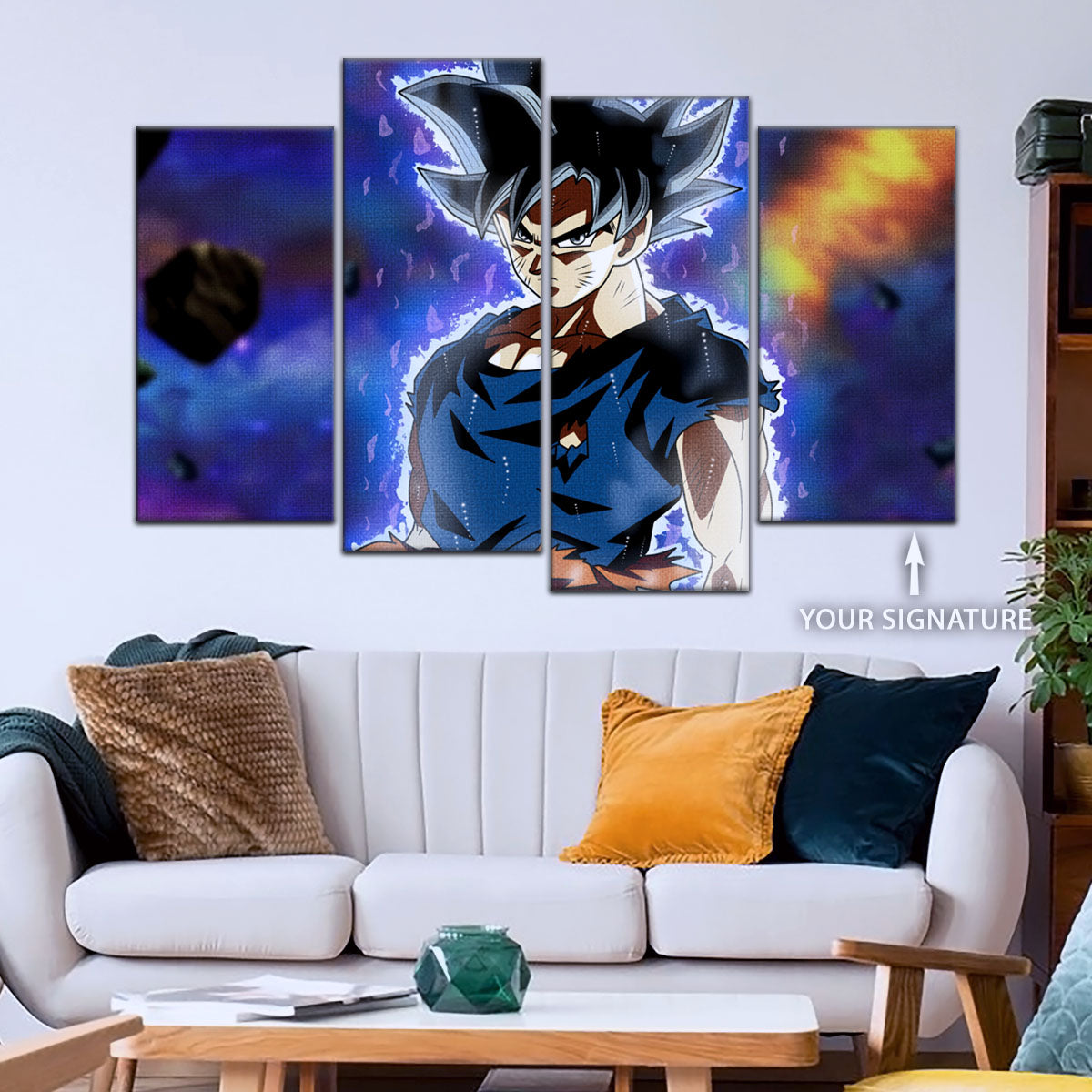 Dragon Ball Super Canvas Wall Art - DR5075 - Ultra Instinct Goku