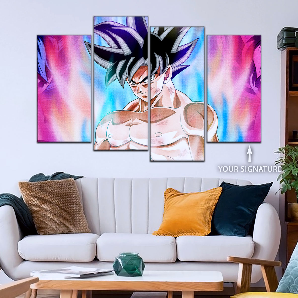 Dragon Ball Super Canvas Wall Art - DR5077 - Ultra Instinct Goku