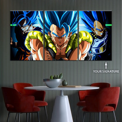 Dragon Ball Super Canvas Wall Art - DR5028 - Super Saiyan Blue Gogeta