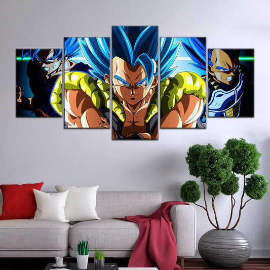Dragon Ball Super Canvas Wall Art - DR5028 - Super Saiyan Blue Gogeta