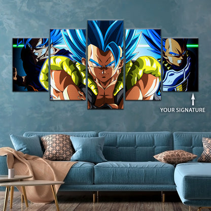 Dragon Ball Super Canvas Wall Art - DR5028 - Super Saiyan Blue Gogeta