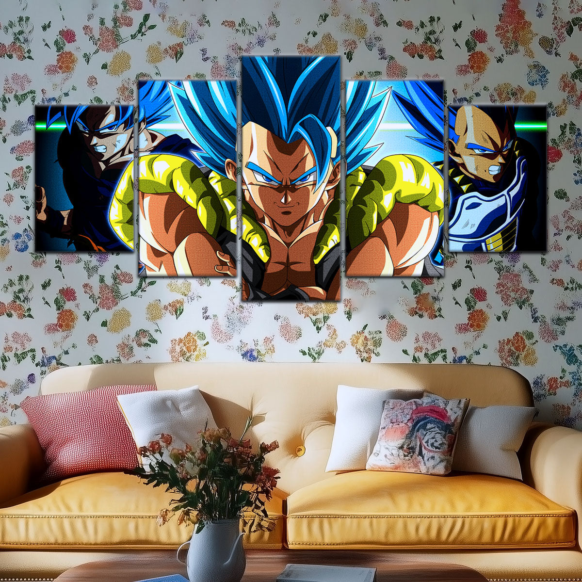 Dragon Ball Super Canvas Wall Art - DR5028 - Super Saiyan Blue Gogeta