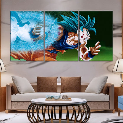 Dragon Ball Super Canvas Wall Art - DR5047 - Super Saiyan Blue Goku