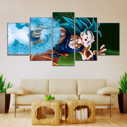 Dragon Ball Super Canvas Wall Art - DR5047 - Super Saiyan Blue Goku