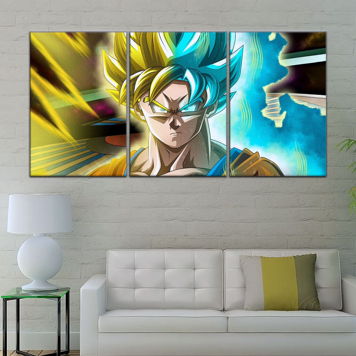Dragon Ball Super Canvas Wall Art - DR5049 - Super Saiyan Blue Goku