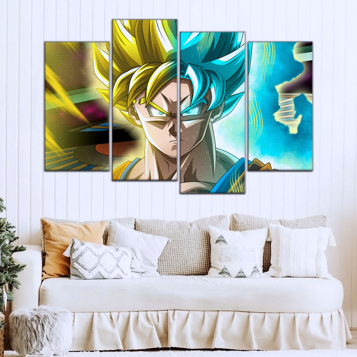 Dragon Ball Super Canvas Wall Art - DR5049 - Super Saiyan Blue Goku