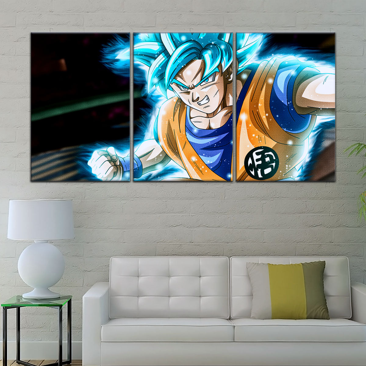 Dragon Ball Super Canvas Wall Art - DR5050 - Super Saiyan Blue Goku