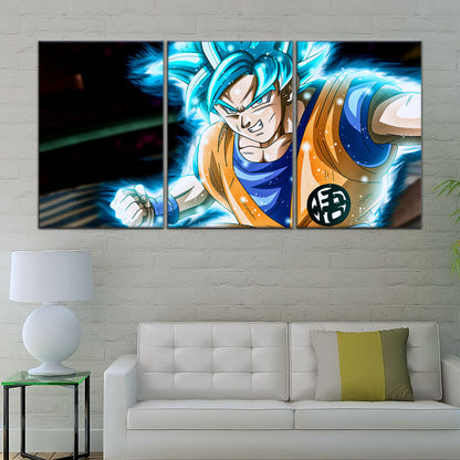 Dragon Ball Super Canvas Wall Art - DR5050 - Super Saiyan Blue Goku