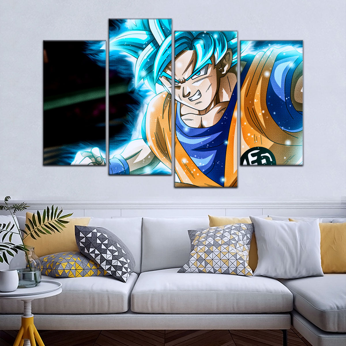 Dragon Ball Super Canvas Wall Art - DR5050 - Super Saiyan Blue Goku