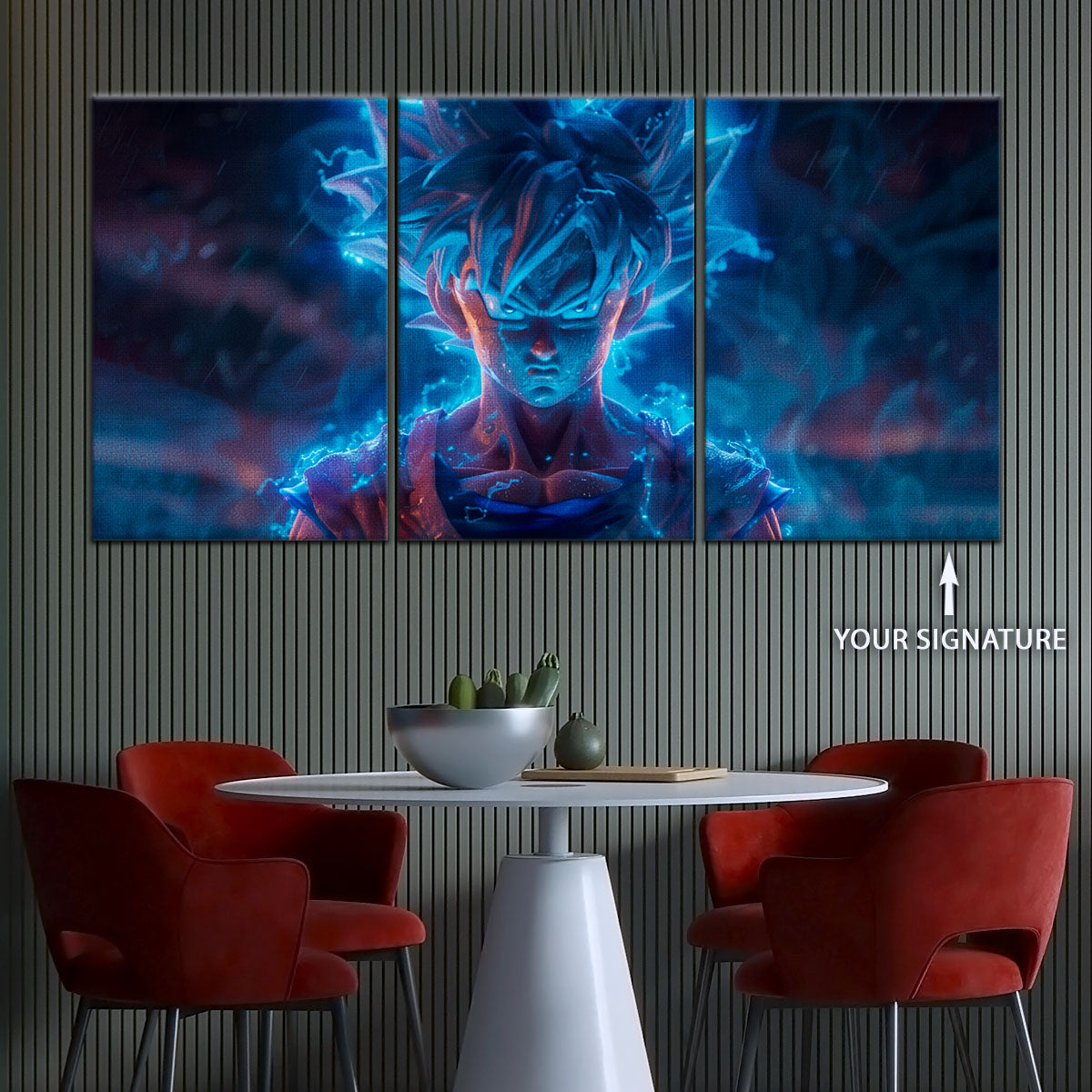 Dragon Ball Super Canvas Wall Art - DR5052 - Super Saiyan Blue Goku
