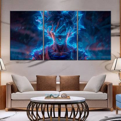 Dragon Ball Super Canvas Wall Art - DR5052 - Super Saiyan Blue Goku