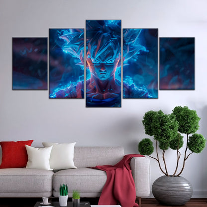 Dragon Ball Super Canvas Wall Art - DR5052 - Super Saiyan Blue Goku