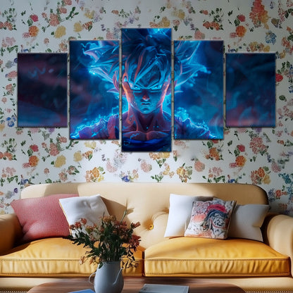 Dragon Ball Super Canvas Wall Art - DR5052 - Super Saiyan Blue Goku
