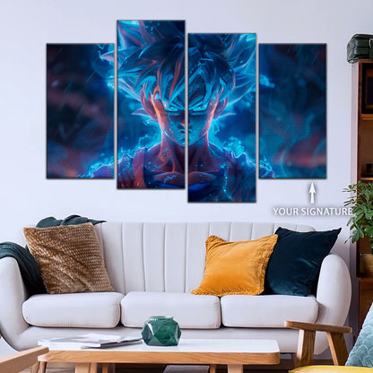 Dragon Ball Super Canvas Wall Art - DR5052 - Super Saiyan Blue Goku