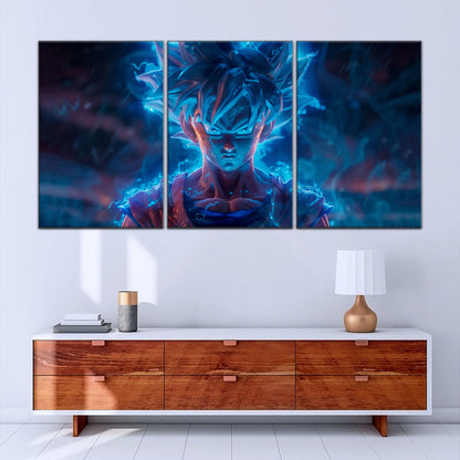 Dragon Ball Super Canvas Wall Art - DR5052 - Super Saiyan Blue Goku