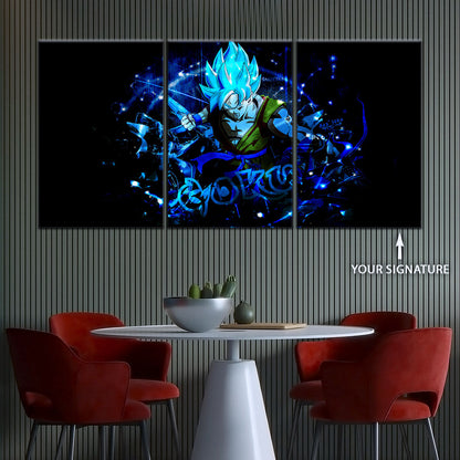 Dragon Ball Super Canvas Wall Art - DR5054 - Super Saiyan Blue Goku