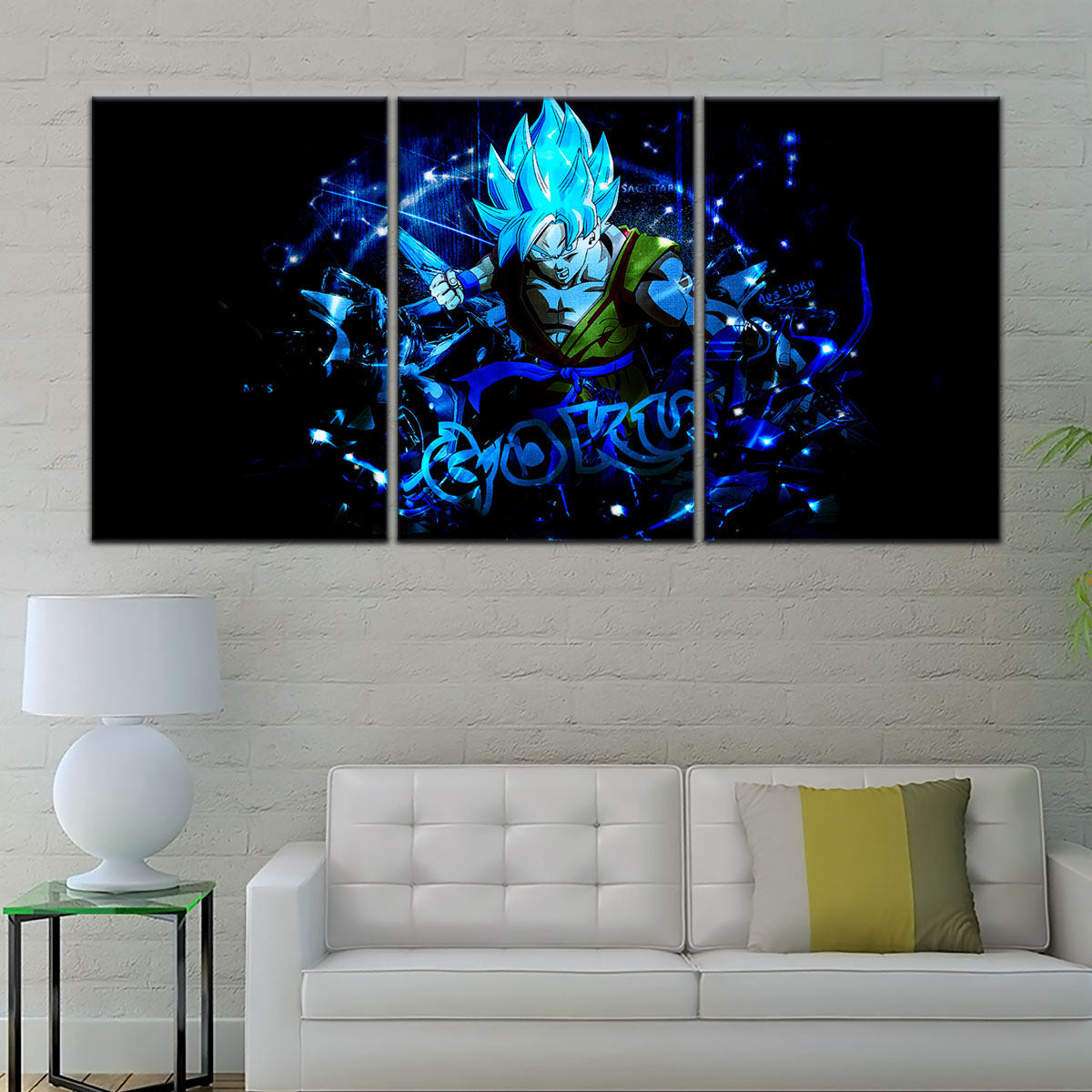 Dragon Ball Super Canvas Wall Art - DR5054 - Super Saiyan Blue Goku