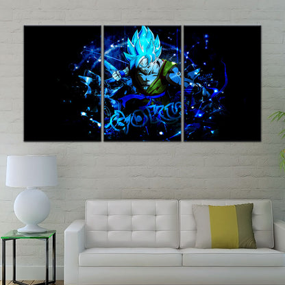 Dragon Ball Super Canvas Wall Art - DR5054 - Super Saiyan Blue Goku