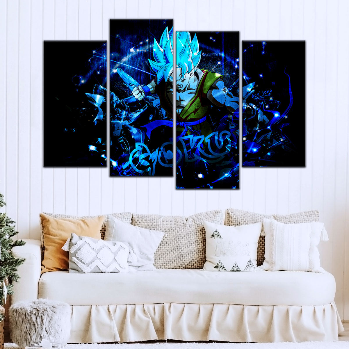 Dragon Ball Super Canvas Wall Art - DR5054 - Super Saiyan Blue Goku