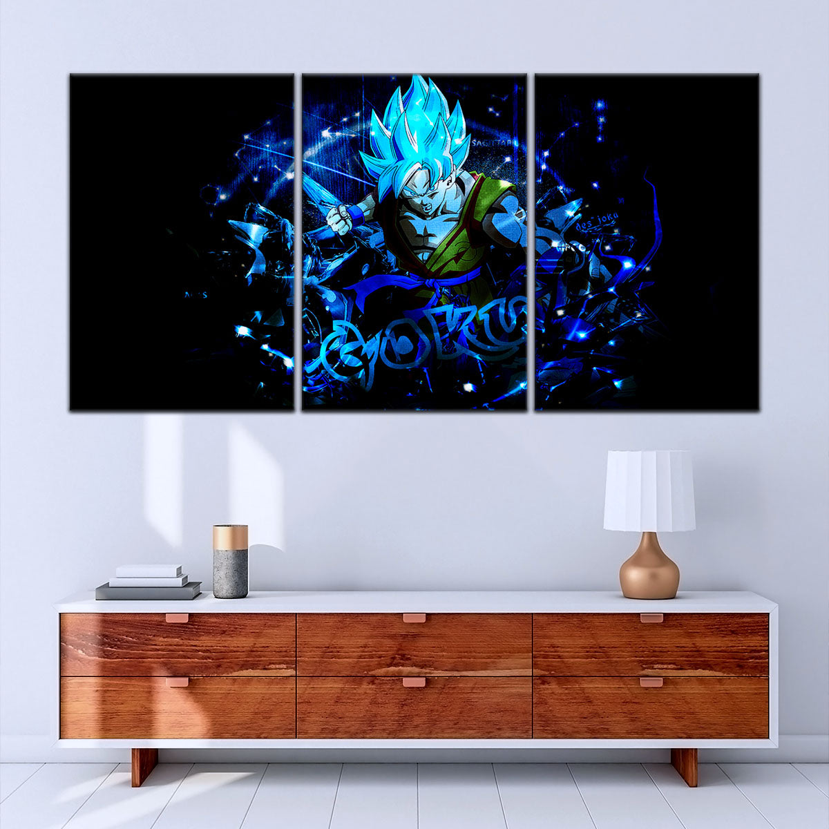 Dragon Ball Super Canvas Wall Art - DR5054 - Super Saiyan Blue Goku