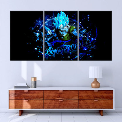 Dragon Ball Super Canvas Wall Art - DR5054 - Super Saiyan Blue Goku