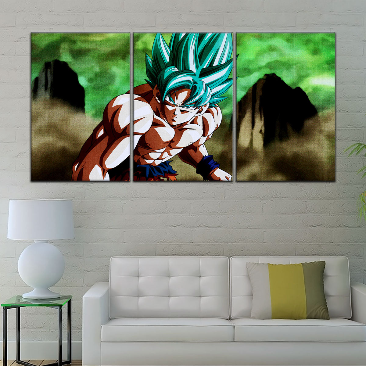 Dragon Ball Super Canvas Wall Art - DR5055 - Super Saiyan Blue Goku