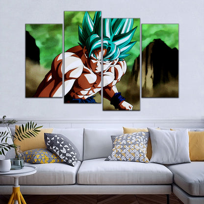 Dragon Ball Super Canvas Wall Art - DR5055 - Super Saiyan Blue Goku