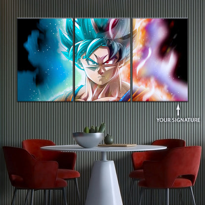 Dragon Ball Super Canvas Wall Art - DR5063 - Super Saiyan Blue Goku