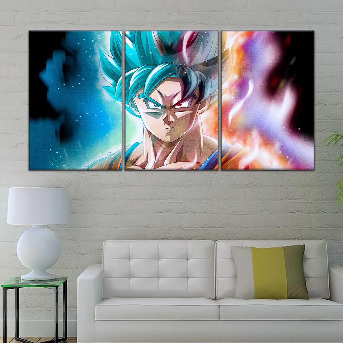 Dragon Ball Super Canvas Wall Art - DR5063 - Super Saiyan Blue Goku