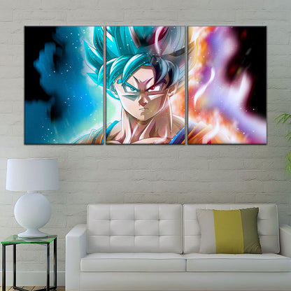 Dragon Ball Super Canvas Wall Art - DR5063 - Super Saiyan Blue Goku