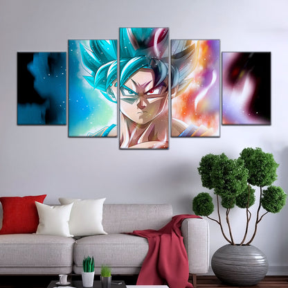 Dragon Ball Super Canvas Wall Art - DR5063 - Super Saiyan Blue Goku