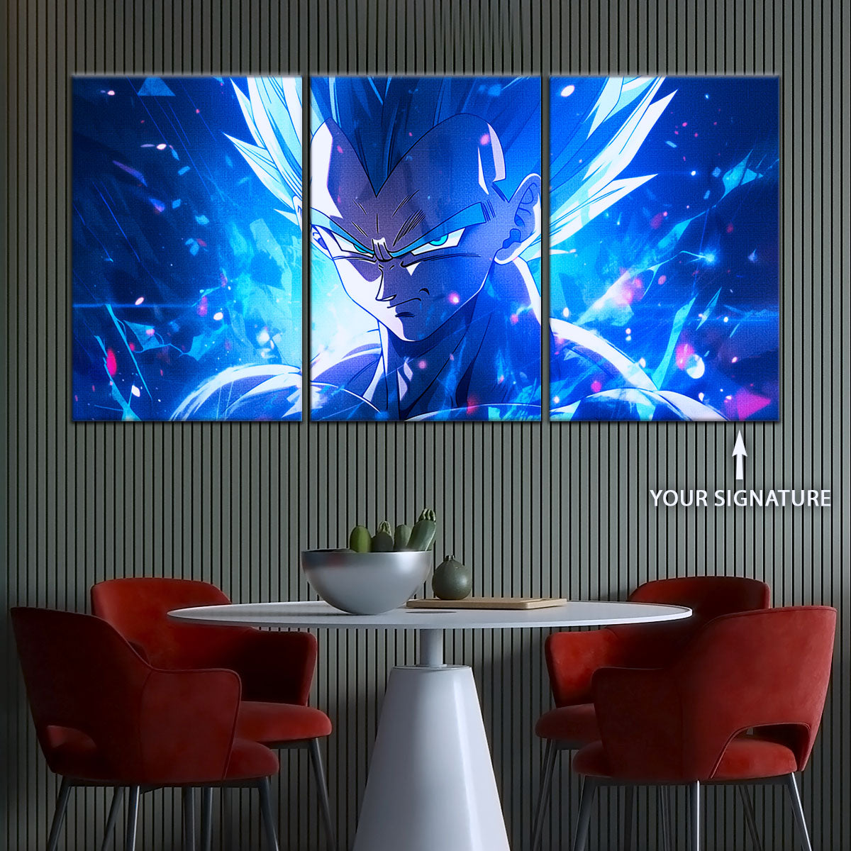 Dragon Ball Super Canvas Wall Art - DR5122 - Super Saiyan Blue Goku
