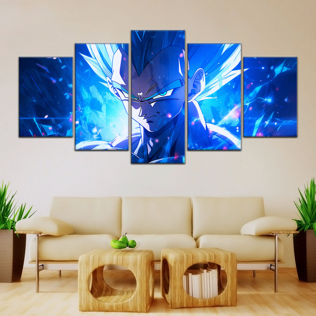 Dragon Ball Super Canvas Wall Art - DR5122 - Super Saiyan Blue Goku