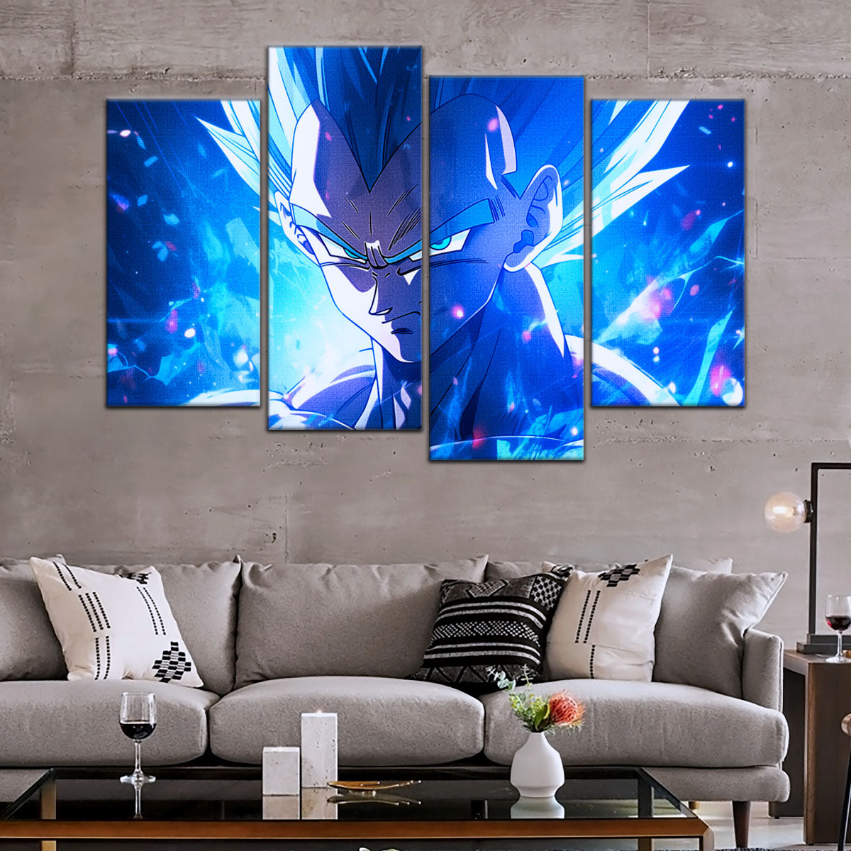 Dragon Ball Super Canvas Wall Art - DR5122 - Super Saiyan Blue Goku
