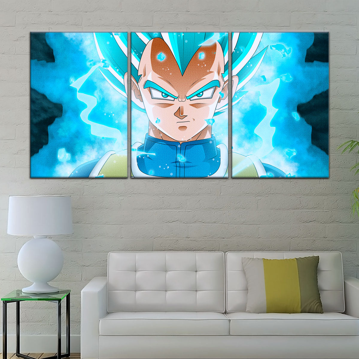 Dragon Ball Super Canvas Wall Art - DR5118 - Super Saiyan Blue Vegeta
