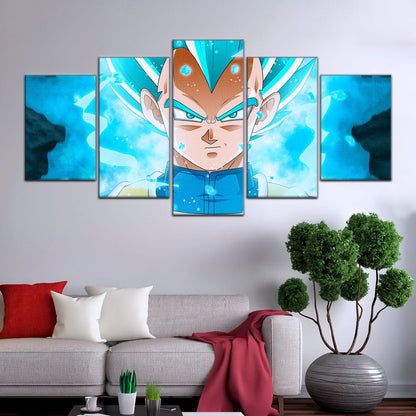 Dragon Ball Super Canvas Wall Art - DR5118 - Super Saiyan Blue Vegeta