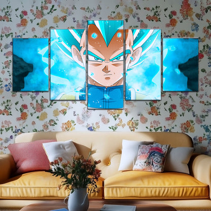 Dragon Ball Super Canvas Wall Art - DR5118 - Super Saiyan Blue Vegeta