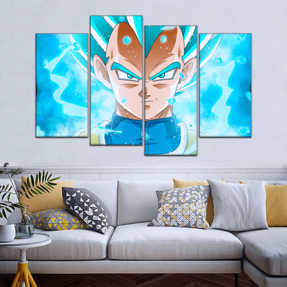 Dragon Ball Super Canvas Wall Art - DR5118 - Super Saiyan Blue Vegeta