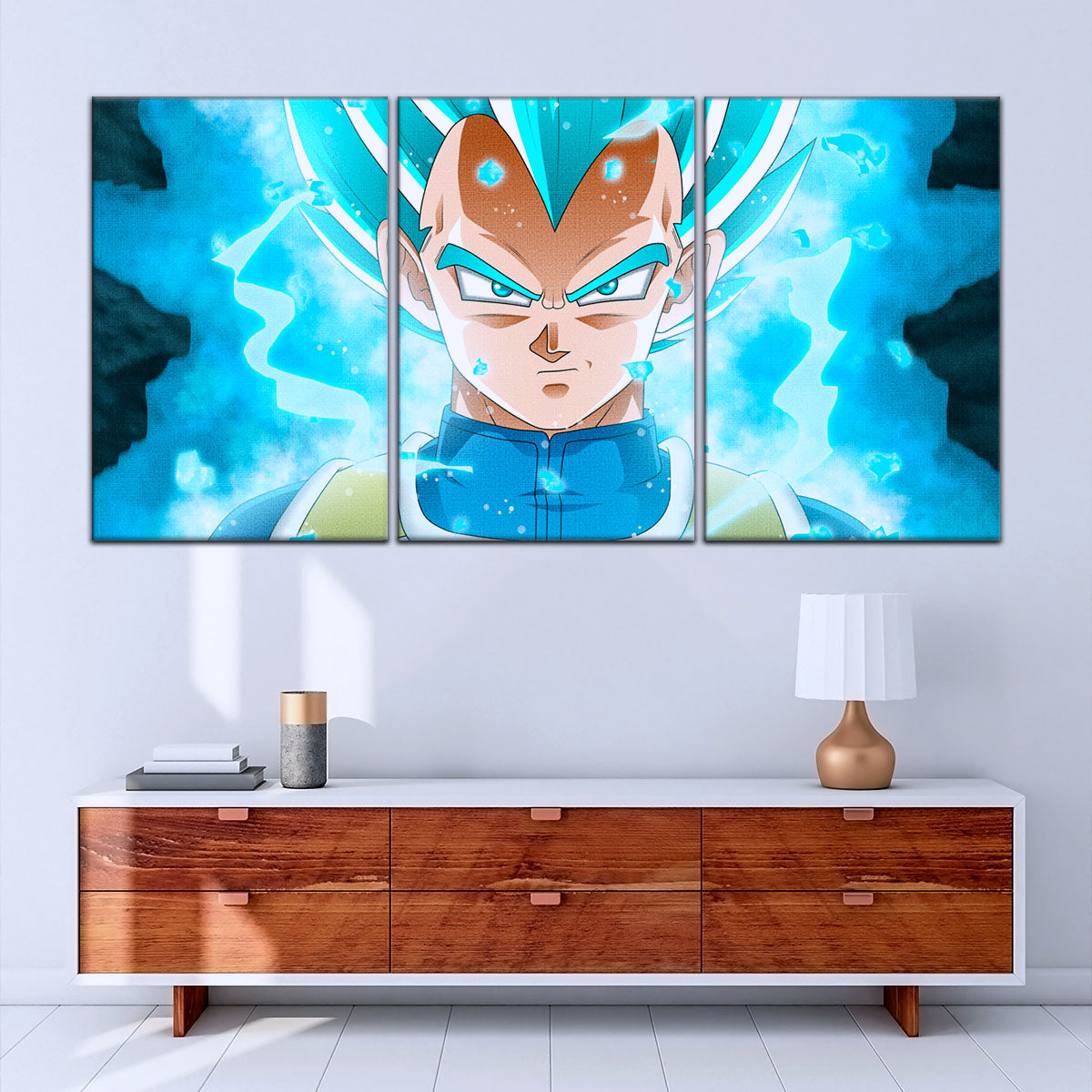 Dragon Ball Super Canvas Wall Art - DR5118 - Super Saiyan Blue Vegeta
