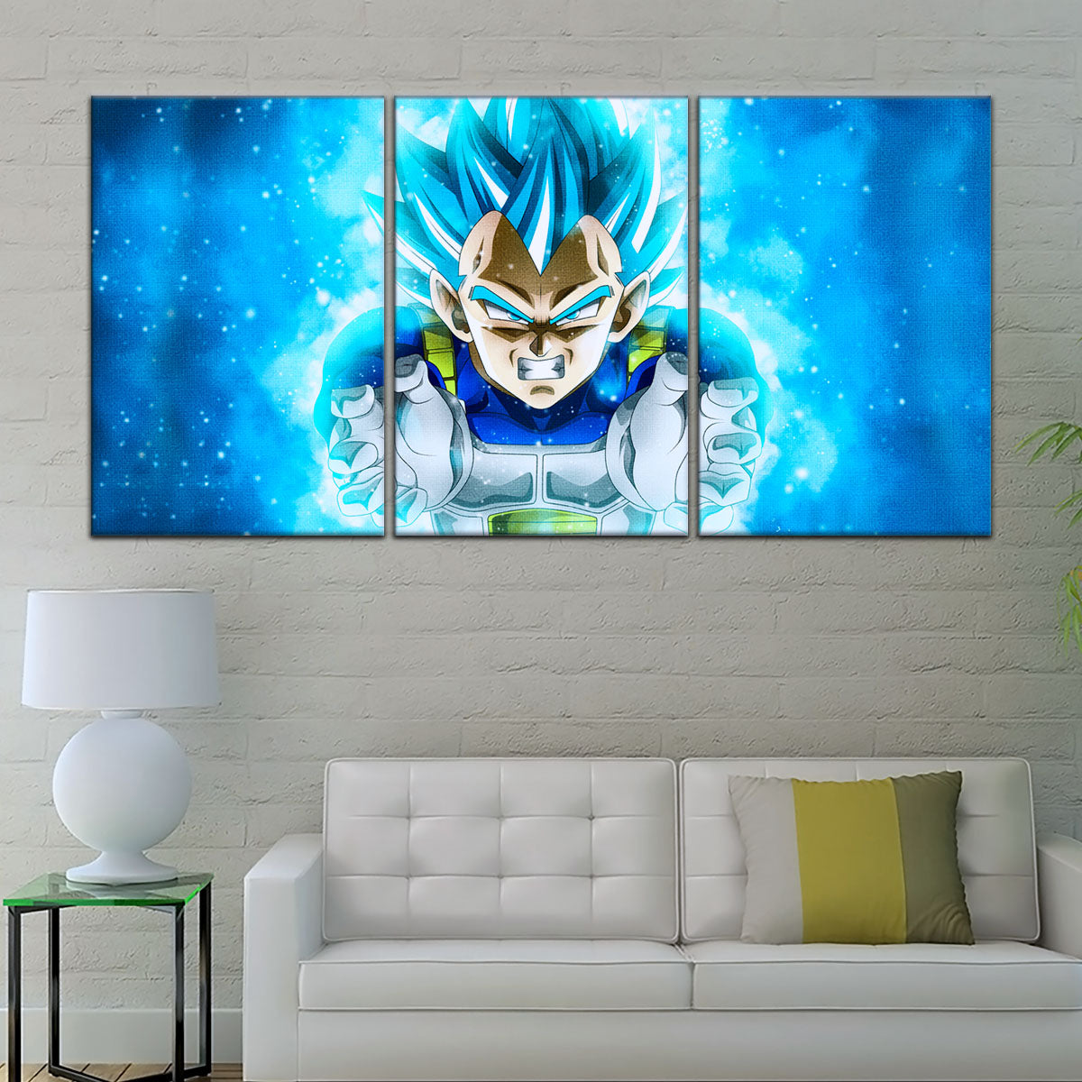 Dragon Ball Super Canvas Wall Art - DR5119 - Super Saiyan Blue Vegeta
